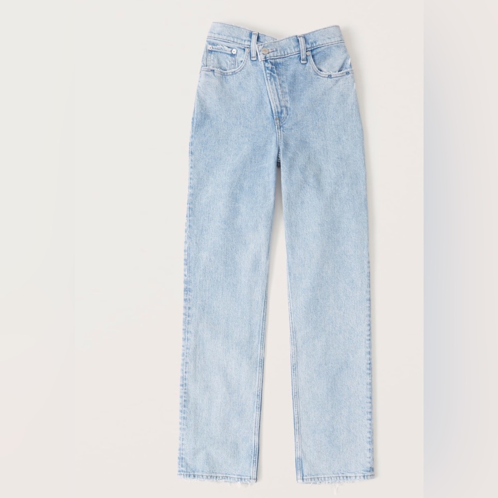 Abercrombie & Fitch Ultra High Rise 90s Straight Jean Sz 14 Long